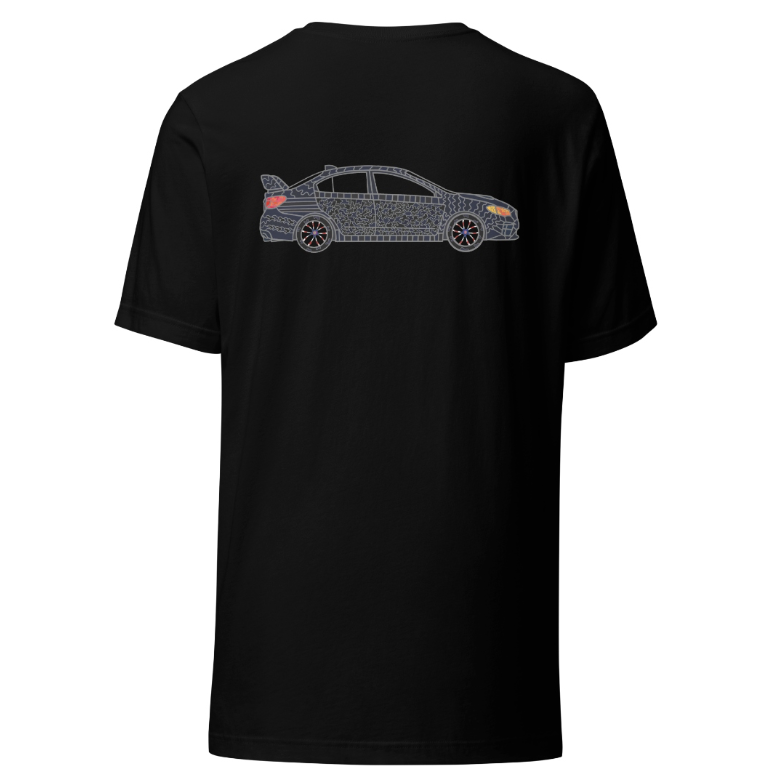 Psychedelic Black WRX Graphic Tee